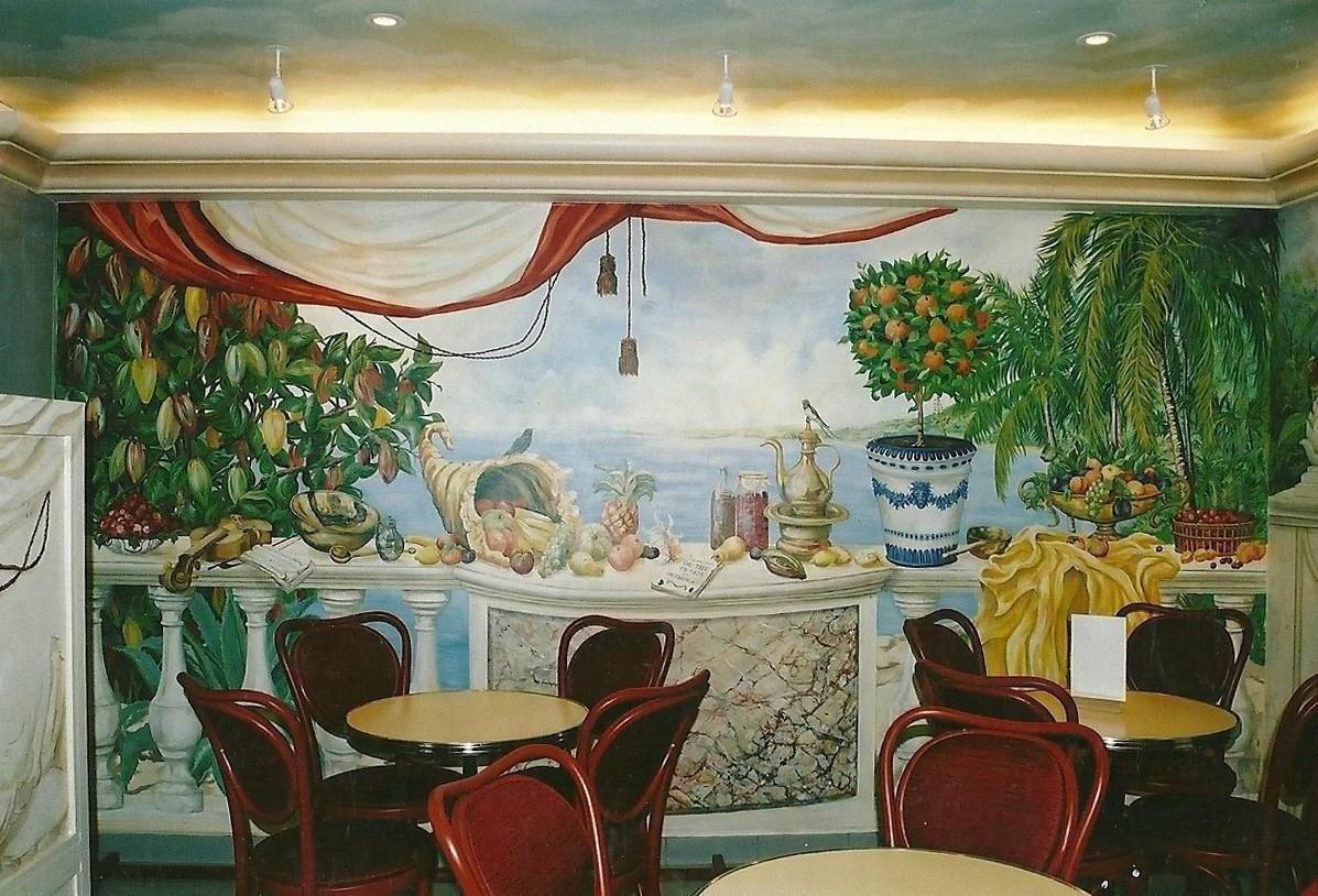 Peinture trompe-l'œil Le Fresne-Camilly